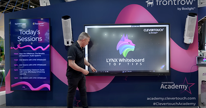 BETT 2023: How Clevertouch's LYNX app simplifies the whiteboard experience thumbnail